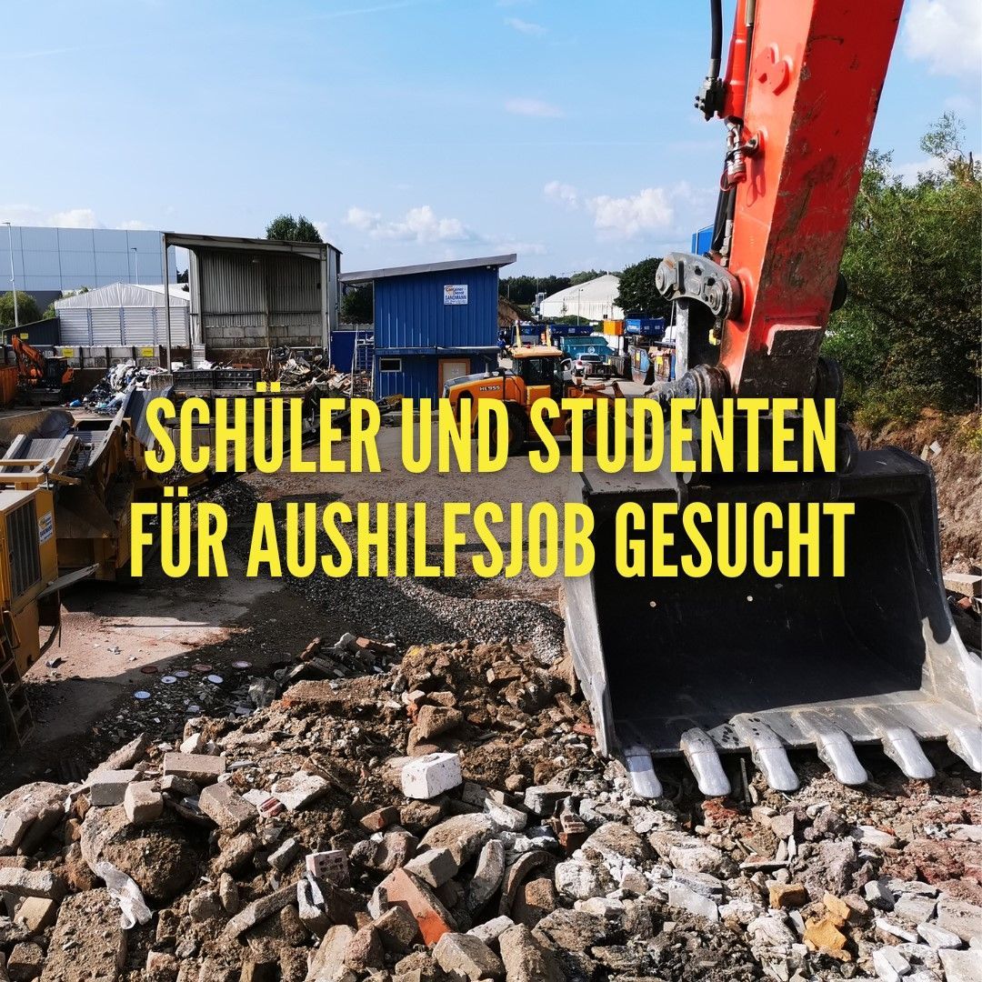 Schüler und Studenten (w/m/d) für Aushilfsjob gesucht - Containerdienst ...