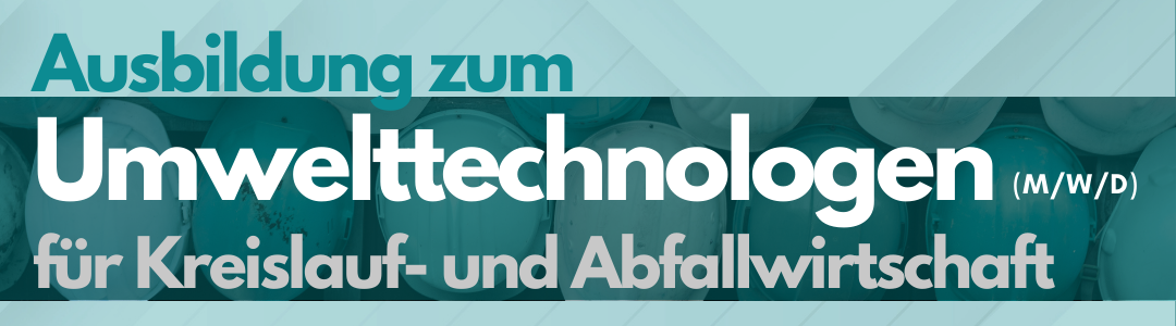 Stellanzeige Umwelttechnologe (mwd) Titelbild Aktuelles Webseite