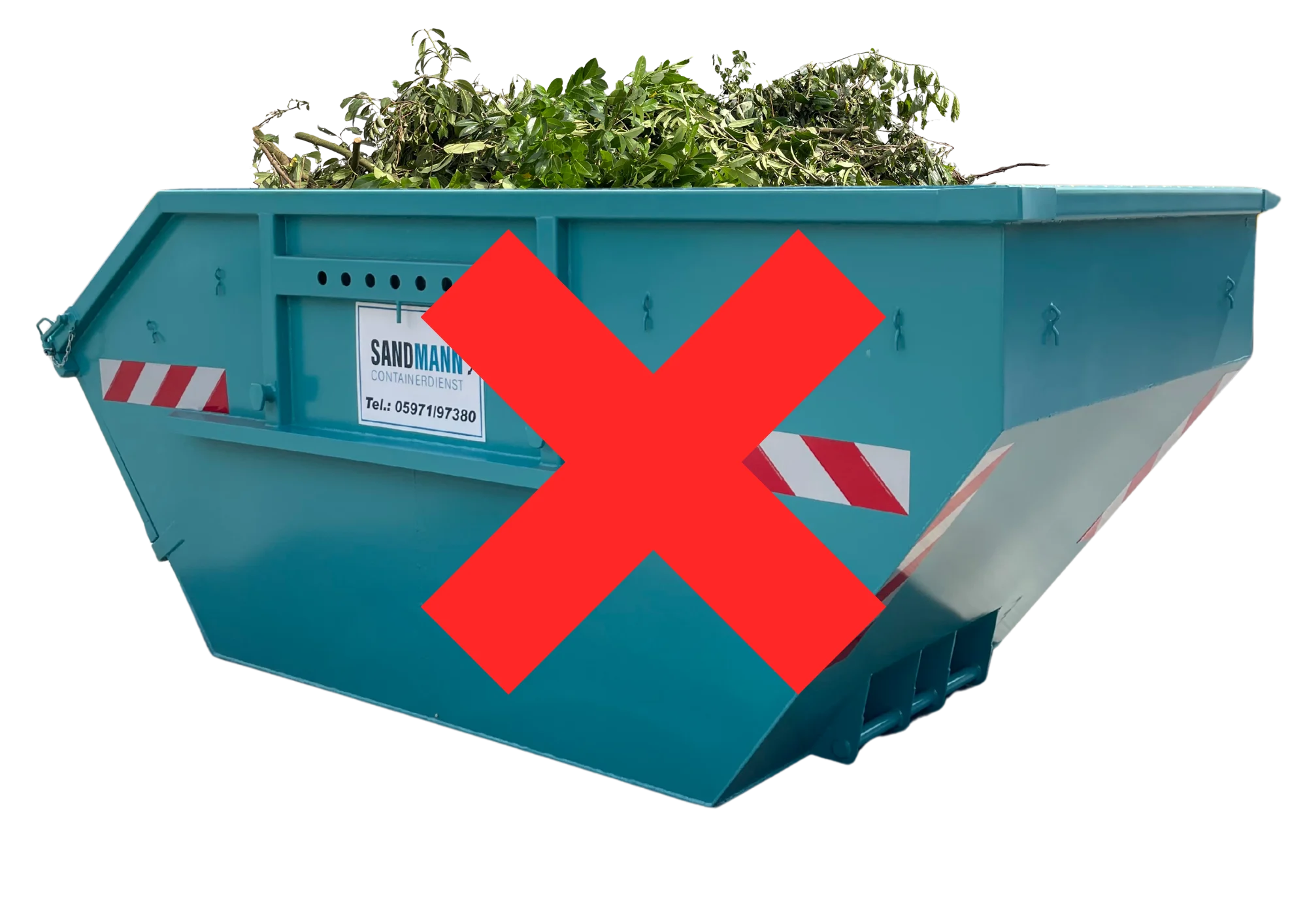 Containerdienst – falsch beladen